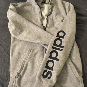 Gray Adidas sweater, small.